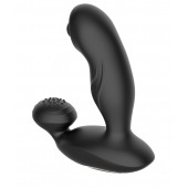 Черный вибромассажер простаты с вращающимся шариком - Secwell - в Орле купить с доставкой