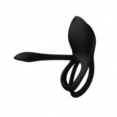 Черное эрекционное виброкольцо Bayek с пультом ДУ - Zalo - в Орле купить с доставкой