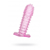 Гелевая розовая насадка с шипами - 12 см. - Toyfa Basic - в Орле купить с доставкой Гелевая розовая насадка с шипами - 12 см. - Toyfa Basic - в Орле купить с доставкой