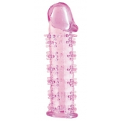 Гелевая розовая насадка на фаллос с шипами - 12 см. - Toyfa Basic - в Орле купить с доставкой Гелевая розовая насадка на фаллос с шипами - 12 см. - Toyfa Basic - в Орле купить с доставкой