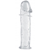 Гладкая прозрачная насадка с усиками под головкой - 12,5 см. - Toyfa Basic - в Орле купить с доставкой Гладкая прозрачная насадка с усиками под головкой - 12,5 см. - Toyfa Basic - в Орле купить с доставкой