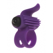 Эрекционное кольцо с подхватом мошонки и стимуляцией клитора Bullet Lastic Ring - Adrien Lastic - в Орле купить с доставкой