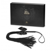 Чёрная плётка Lilly Whip Bijoux - Bijoux Indiscrets - купить с доставкой в Орле