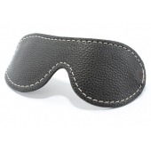 Кожаная маска на глаза - БДСМ Арсенал - купить с доставкой в Орле