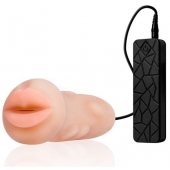 Мастурбатор-ротик с вибрацией REALSTUFF VIBRATING MASTURBATOR MOUTH - Dream Toys - в Орле купить с доставкой