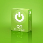 Цветные ароматизированные презервативы ON) Fruit   Color - 3 шт. - ON) - купить с доставкой в Орле