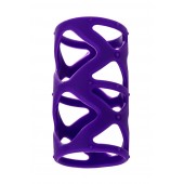 Фиолетовая насадка-сетка на пенис - 7,5 см. - A-toys - в Орле купить с доставкой