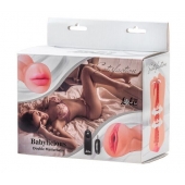 Двусторонний мастурбатор с вибропулей Satisfaction Babylicious - Lola Games - в Орле купить с доставкой