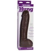 Большая насадка для трусиков Vac-U-Lock Realistic Hung - 31,7 см. - Doc Johnson - купить с доставкой в Орле
