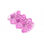 Розовая насадка на пенис Rings Armour - Lola Games - в Орле купить с доставкой