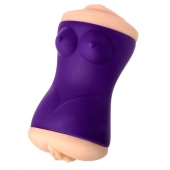 Двухсторонний мастурбатор JOS YARA в фиолетовой колбе - JOS - в Орле купить с доставкой