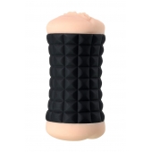 Двухсторонний мастурбатор JOS JANICE в черном цилиндре - JOS - в Орле купить с доставкой