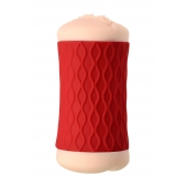 Двухсторонний мастурбатор JOS  NADIN в красном цилиндре - JOS - в Орле купить с доставкой