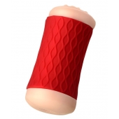 Двухсторонний мастурбатор JOS  NADIN в красном цилиндре - JOS - в Орле купить с доставкой