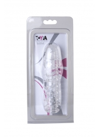 Прозрачная, закрытая насадка с шипами и точками - 13,5 см. - Toyfa Basic - в Орле купить с доставкой Прозрачная, закрытая насадка с шипами и точками - 13,5 см. - Toyfa Basic - в Орле купить с доставкой