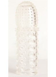 Прозрачная закрытая гелевая насадка - 13,5 см. - Toyfa Basic - в Орле купить с доставкой Прозрачная закрытая гелевая насадка - 13,5 см. - Toyfa Basic - в Орле купить с доставкой