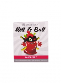 Стимулирующий презерватив-насадка Roll   Ball Raspberry - Sitabella - купить с доставкой в Орле