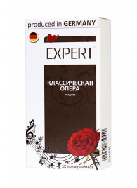 Гладкие презервативы Expert  Классическая опера  - 12 шт. - Expert - купить с доставкой в Орле