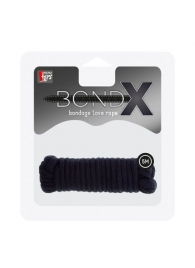 Чёрная веревка для связывания BONDX LOVE ROPE - 5 м. - Dream Toys - купить с доставкой в Орле