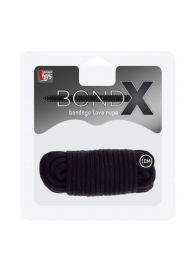 Черная веревка для связывания BONDX LOVE ROPE - 10 м. - Dream Toys - купить с доставкой в Орле