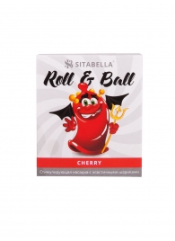 Стимулирующий презерватив-насадка Roll   Ball Cherry - Sitabella - купить с доставкой в Орле