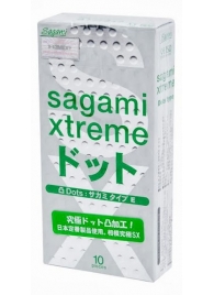 Презервативы Sagami Xtreme Type-E с точками - 10 шт. - Sagami - купить с доставкой в Орле