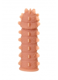 Телесная реалистичная насадка KOKOS Extreme Sleeve 04 с дополнительной стимуляцией - 12,7 см. - KOKOS - в Орле купить с доставкой Телесная реалистичная насадка KOKOS Extreme Sleeve 04 с дополнительной стимуляцией - 12,7 см. - KOKOS - в Орле купить с доставкой