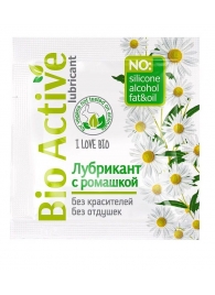 Пробник лубриканта на водной основе Bio Active - 3 гр. - Биоритм - купить с доставкой в Орле