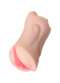 Телесный двусторонний мастурбатор Fruity Tongue - ротик и вагина - ToyFa - в Орле купить с доставкой