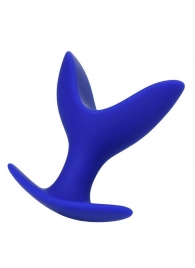 Синяя силиконовая расширяющая анальная втулка Bloom - 9 см. - ToyFa в Орле Синяя силиконовая расширяющая анальная втулка Bloom - 9 см. - ToyFa