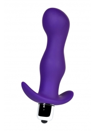 Фиолетовая изогнутая анальная вибропробка - 12,9 см. - A-toys в Орле Фиолетовая изогнутая анальная вибропробка - 12,9 см. - A-toys