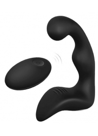 Черный вибромассажер простаты REMOTE BOOTY PLEASER - Dream Toys - в Орле купить с доставкой