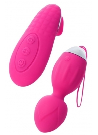 Розовые виброшарики TELLA с пультом-стимулятором - ToyFa в Орле Розовые виброшарики TELLA с пультом-стимулятором - ToyFa