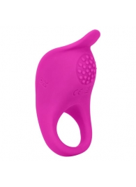 Ярко-розовое эрекционное виброкольцо Silicone Rechargeable Teasing Enhancer - California Exotic Novelties - в Орле купить с доставкой