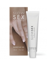 Гель для мастурбации с ароматом кокоса Slow Sex Finger Play Gel - 30 мл. - Bijoux Indiscrets - купить с доставкой в Орле