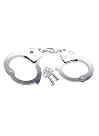 Металлические наручники Beginner s Metal Cuffs - Pipedream - купить с доставкой в Орле