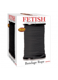 Черная веревка для связывания Bondage Rope - 60,9 м. - Pipedream - купить с доставкой в Орле