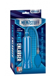 Синяя вакуумная помпа MENZSTUFF PENIS ENLARGER - Dream Toys - в Орле купить с доставкой