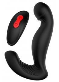 Черный вибромассажер простаты SWIRLING P-PLEASER - Dream Toys - в Орле купить с доставкой