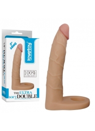 Телесная насадка-фаллоимитатор для двойного проникновения - 17 см. - Lovetoy - купить с доставкой в Орле