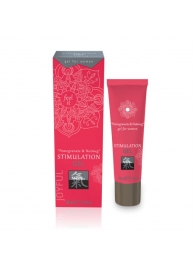 Возбуждающий интимный гель для двоих STIMULATION GEL Pomegranate   Nutmeg - 30 мл. - Shiatsu - купить с доставкой в Орле