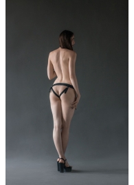 Черные трусики Better с анальной насадкой - 8 см. - Lola Games - купить с доставкой в Орле