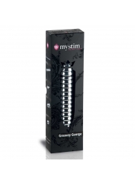 Рельефный фаллос для интенсивного электросекса Groovey George - 20 см. - MyStim - купить с доставкой в Орле