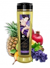 Массажное масло Libido Exotic Fruits с ароматом экзотических фруктов - 240 мл. - Shunga - купить с доставкой в Орле