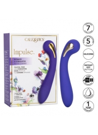 Фиолетовый вибромассажер с электростимуляцией Intimate Estim Petite G Wand - 19 см. - California Exotic Novelties - купить с доставкой в Орле