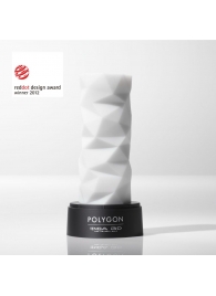 Белый 3D мастурбатор POLYGON - Tenga - в Орле купить с доставкой