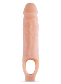 Телесный реалистичный фаллоудлинитель 9 Inch Silicone Cock Sheath Penis Extender - 22,86 см. - Blush Novelties - в Орле купить с доставкой