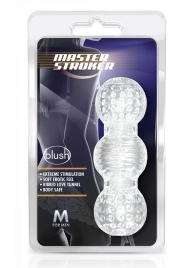 Прозрачный фигурный мастурбатор Master Stroker - Blush Novelties - в Орле купить с доставкой