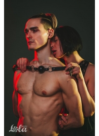 Черный кляп Love Addict на замочке - Lola Games - купить с доставкой в Орле