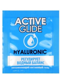 Лубрикант на водной основе Active Glide с гиалуроновой кислотой - 3 гр. - Биоритм - купить с доставкой в Орле